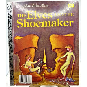 The Elves and the Shoemaker Little Golden Book Children’s Fairy Tale VTG 1983